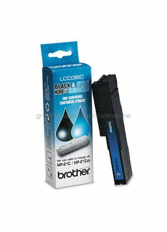 Brother LC-03BC zwart/cyaan