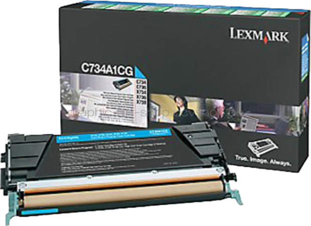 Lexmark C734A1CG toner cyaan