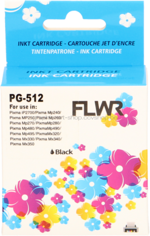 FLWR Canon PG-512 zwart