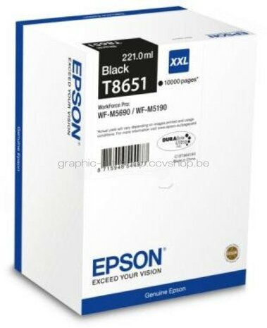 Epson T8651 zwart