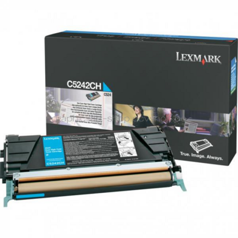 Lexmark C5242CH cyaan