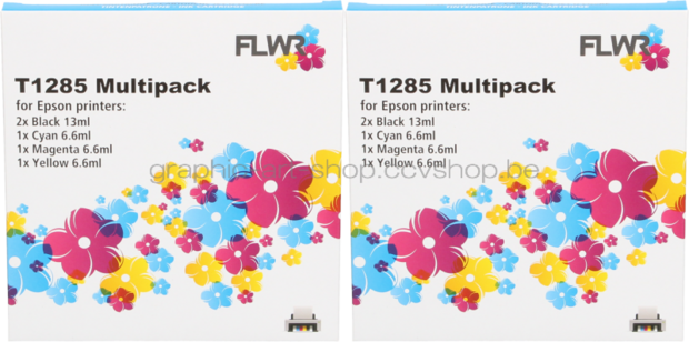 FLWR Epson T1281/2/3/4 10-Pack