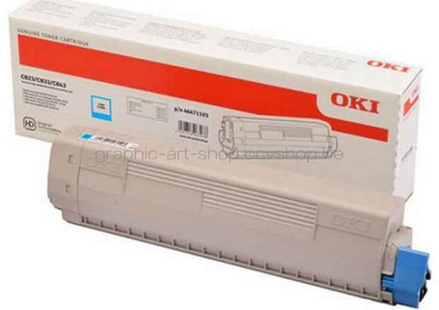 Oki C824 Toner cyaan