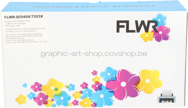 FLWR HP 49X zwart