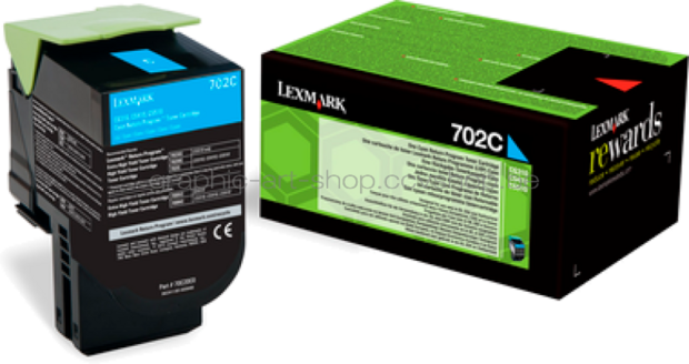 Lexmark 702CE cyaan