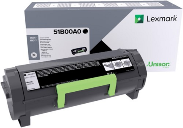 Lexmark 51B00A0 zwart