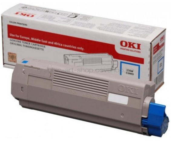 Oki C712 Toner cyaan