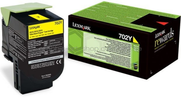 Lexmark 702YE geel