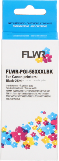 FLWR Canon PGI-580XXL zwart