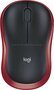 Logitech Muis M185 Wireless rood