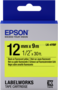 Epson LK-4YBF zwart op geel breedte 12 mm