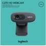 Logitech Webcam C270 HD 720p zwart licht zwart