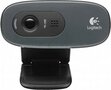 Logitech Webcam C270 HD 720p zwart licht zwart