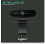 Logitech Webcam BRIO 4K Ultra HD zwart zwart