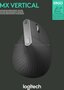 Logitech Muis MX Vertical Wireless Unifying Bluetooth antraciet