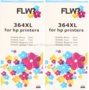 FLWR HP (2X) 364XL Multipack zwart en kleur